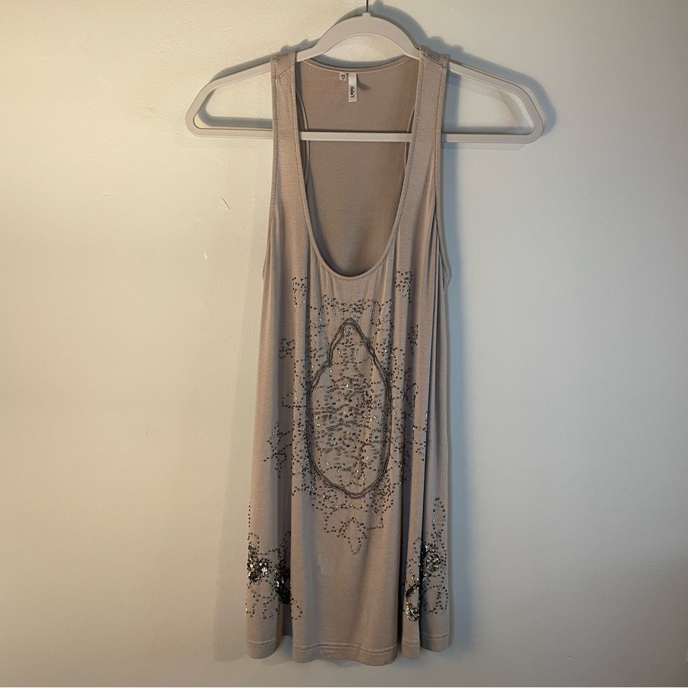 Studio Y beaded tank top